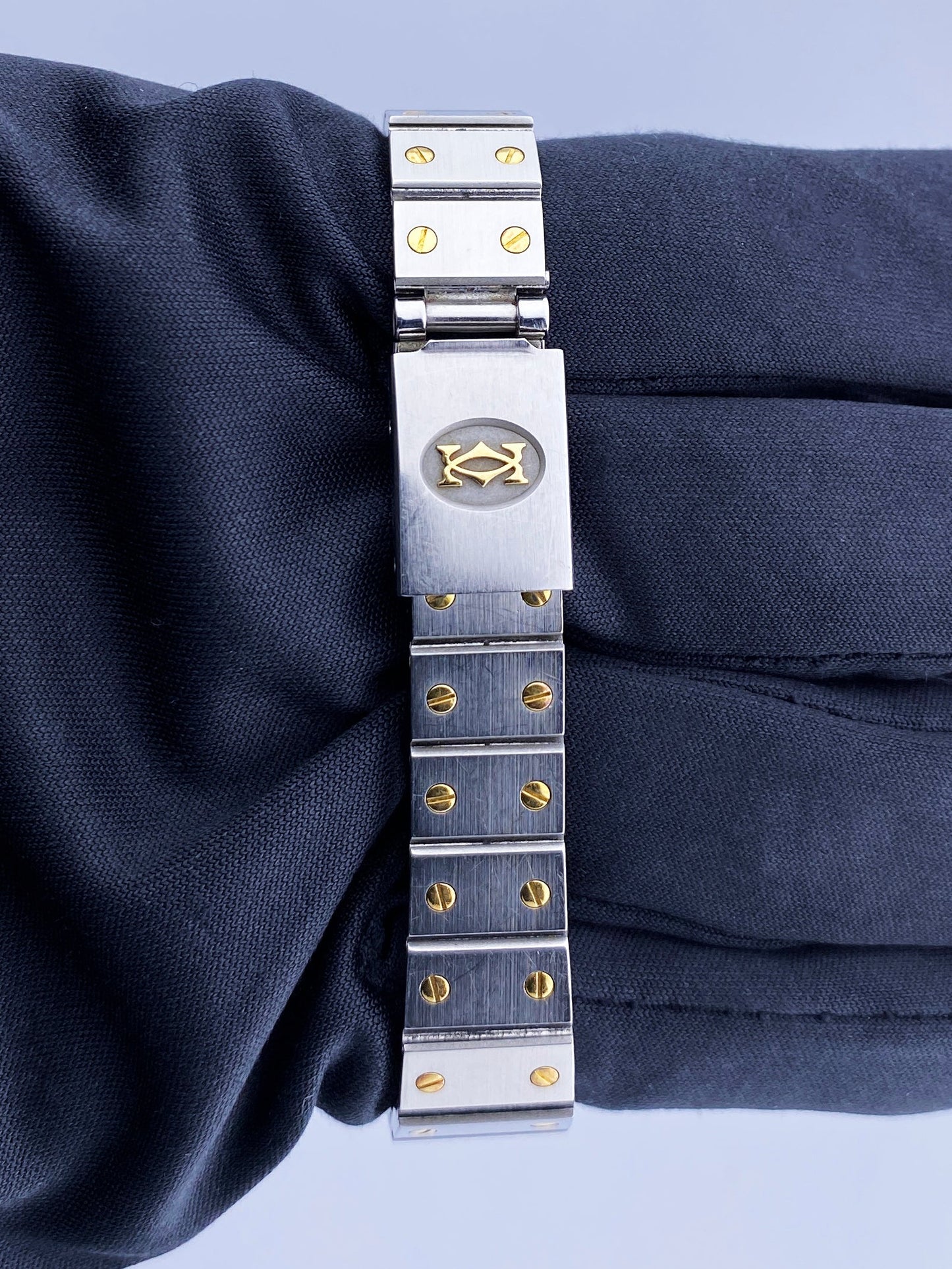 Cartier Santos Galbee Two-Tone 18K Yellow Gold Steel Ladies Watch - Wristwatch