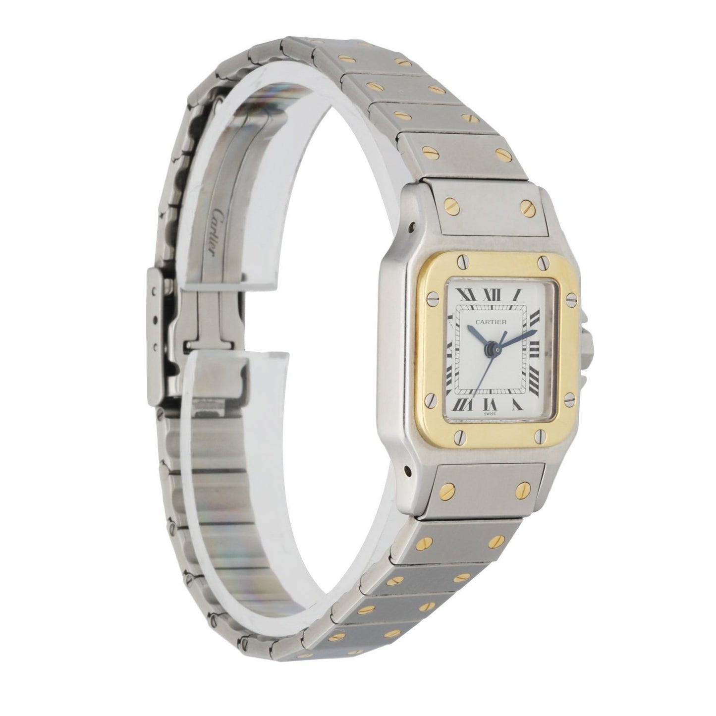 Cartier Santos Galbee Two Tone Ladies Watch - Virtual