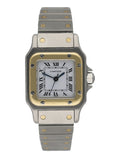Cartier Santos Galbee Two Tone Ladies Watch - Wristwatch