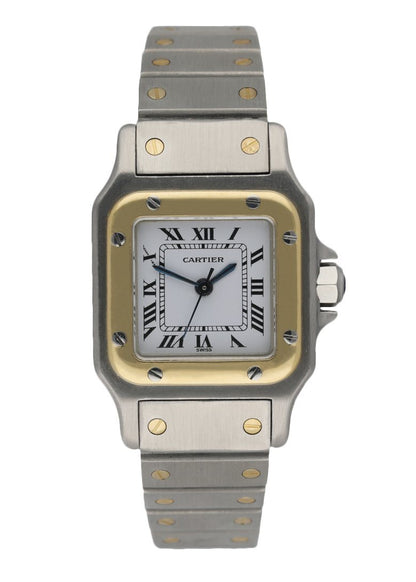 Cartier Santos Galbee Two Tone Ladies Watch - Wristwatch
