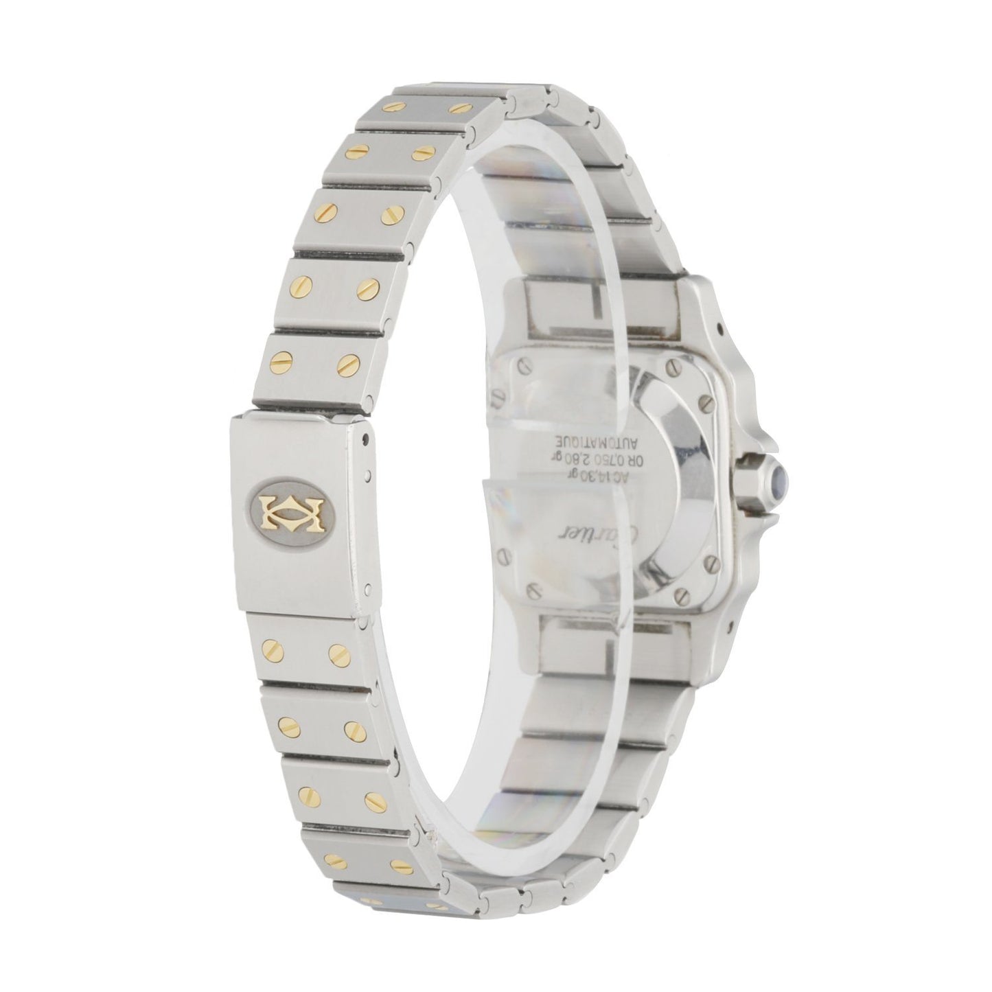 Cartier Santos Galbee Two Tone Ladies Watch