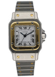 Cartier Santos Galbee Two Tone Ladies Watch - Wristwatch