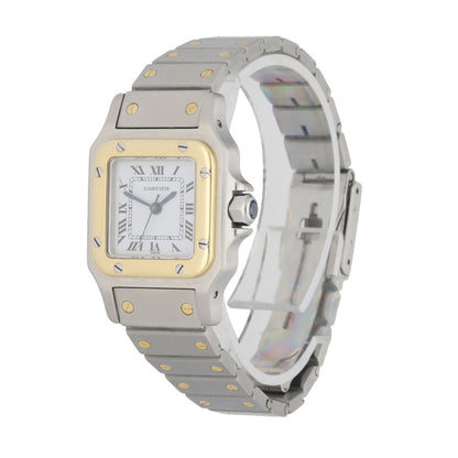 Cartier Santos Galbee Two Tone Ladies Watch - Wristwatch