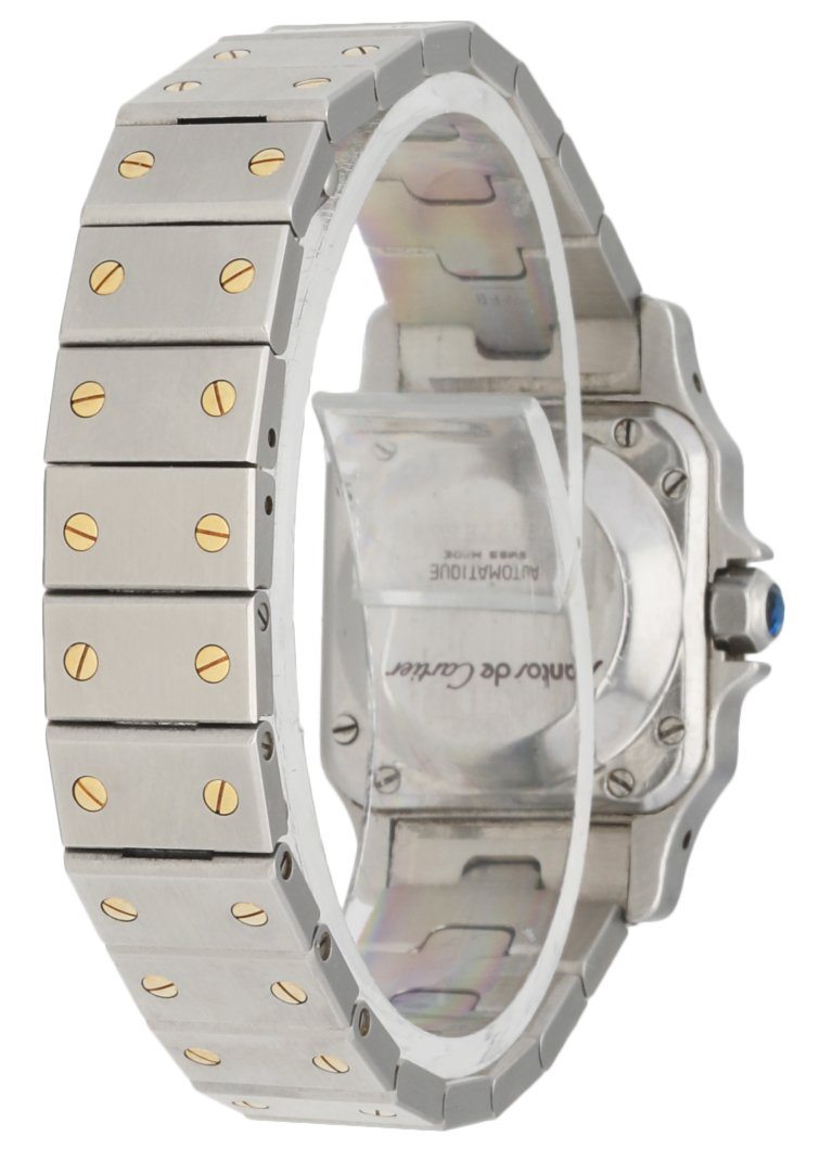 Cartier Santos Galbee Two Tone Ladies Watch - Wristwatch