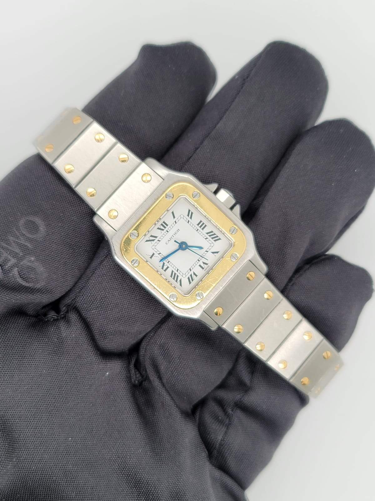 Cartier Santos Galbee Two Tone Ladies Watch - Virtual