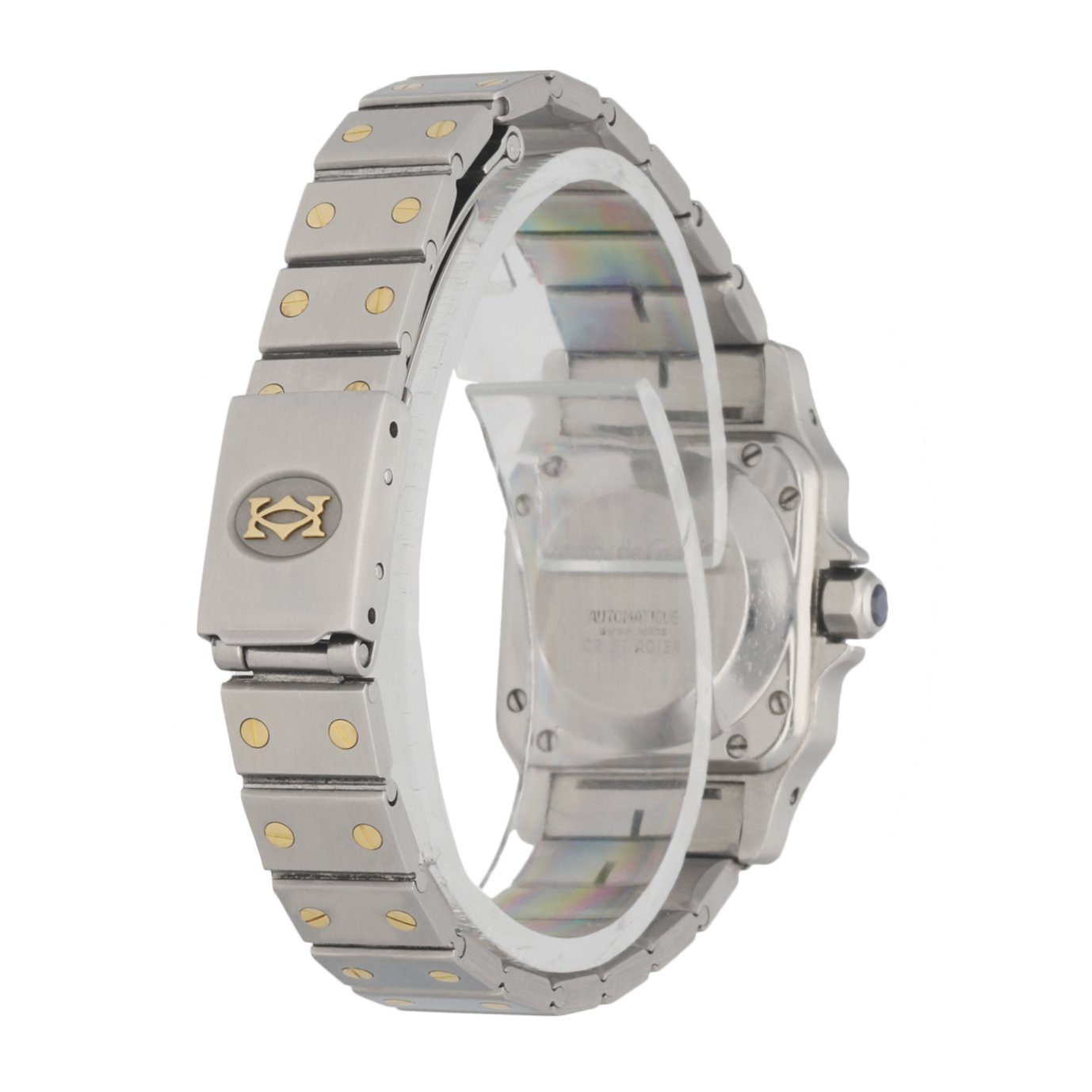 Cartier Santos Galbee Two Tone Ladies Watch - Wristwatch