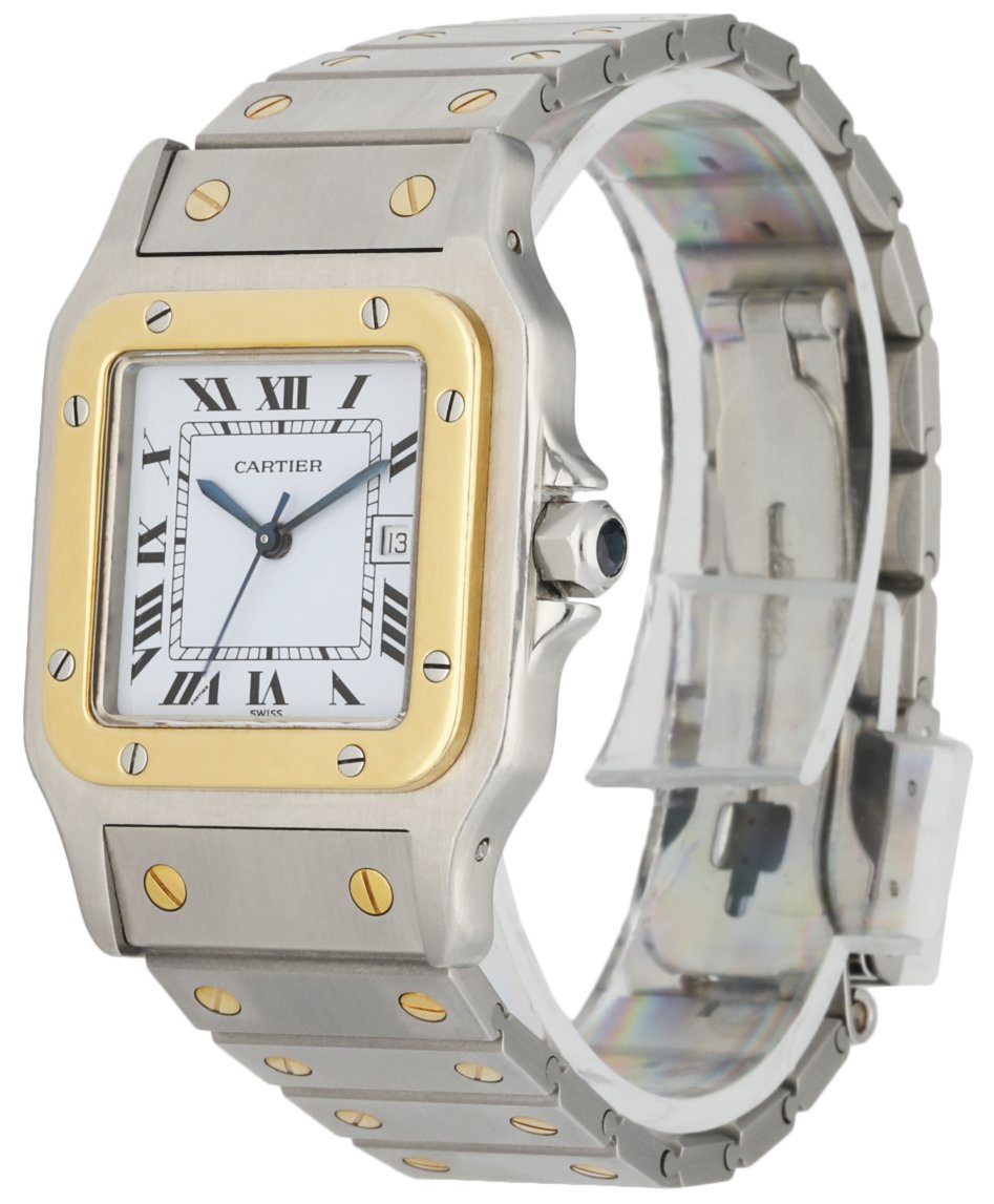 Cartier Santos Galbee Two Tone Men’s Automatic Watch - Wristwatch