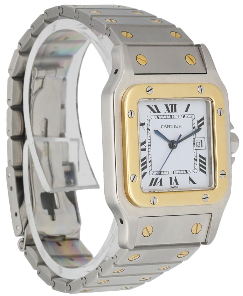 Cartier Santos Galbee Two Tone Men’s Automatic Watch - Wristwatch