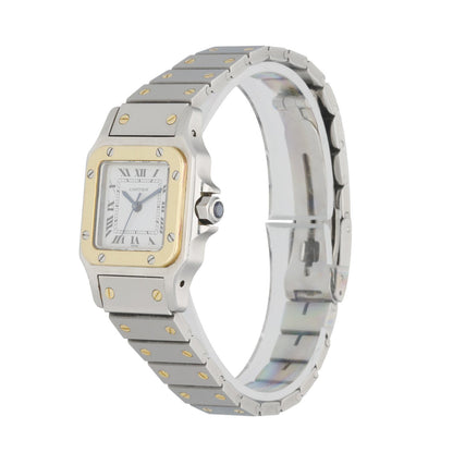 Cartier Santos Galbee Two Tone Ladies Watch