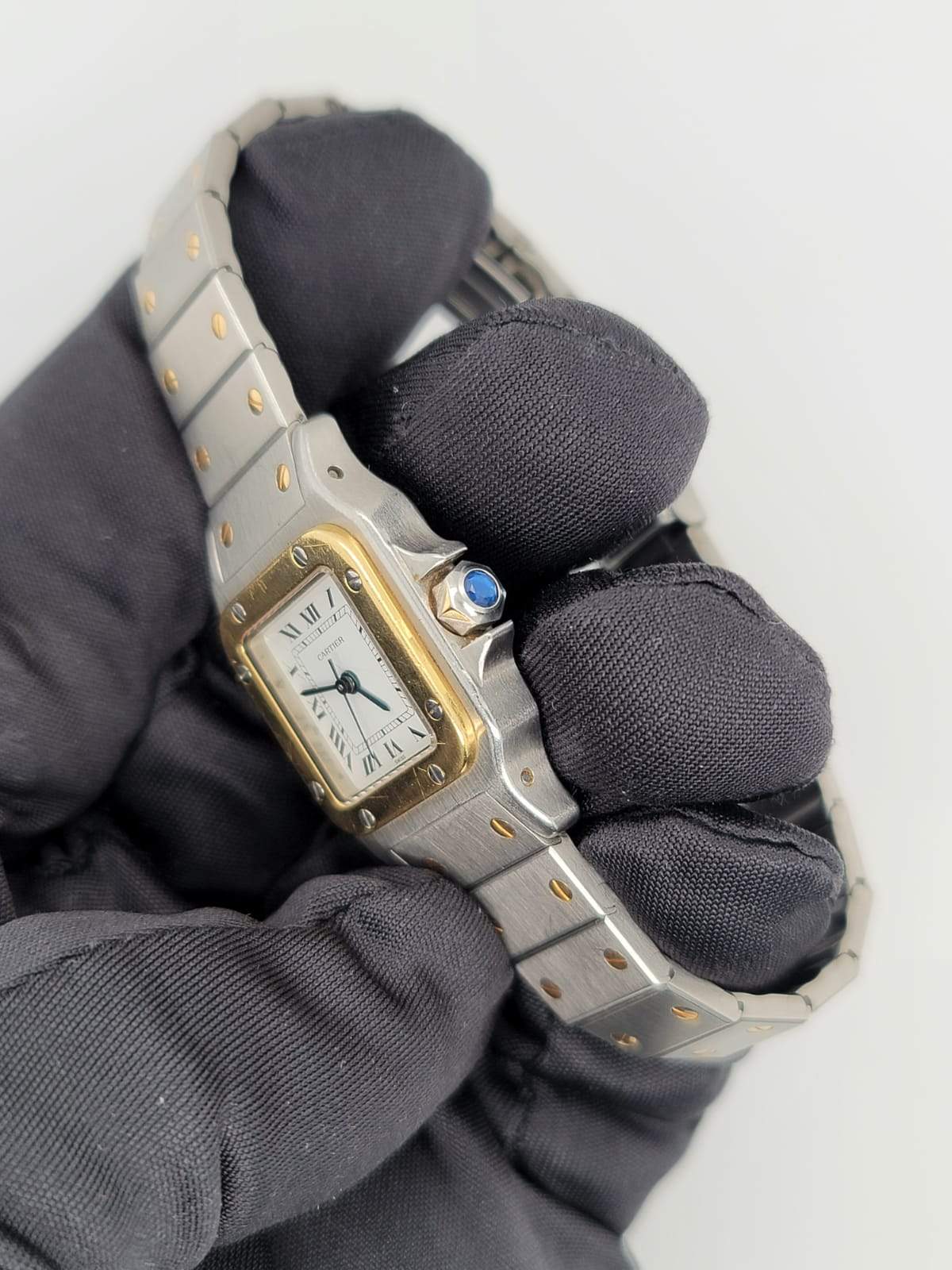 Cartier Santos Galbee Two Tone Ladies Watch - Virtual