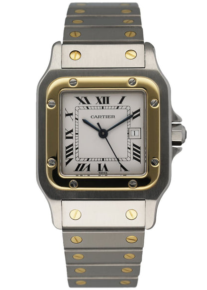 Cartier Santos Galbee Two Tone Men’s Watch - Wristwatch
