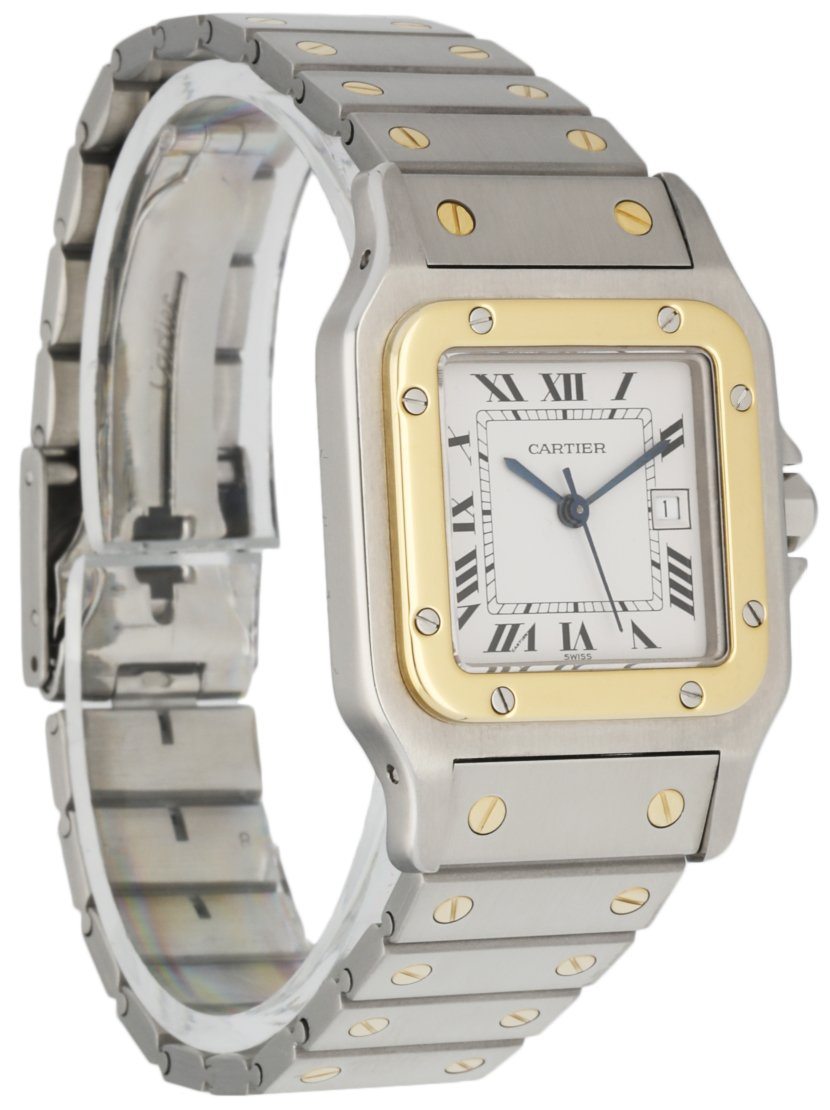 Cartier Santos Galbee Two Tone Men’s Watch - Wristwatch