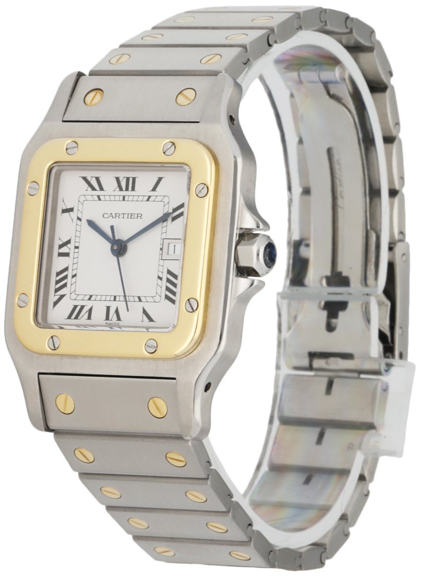 Cartier Santos Galbee Two Tone Men’s Watch - Wristwatch