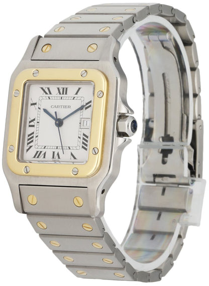 Cartier Santos Galbee Two Tone Men’s Watch - Wristwatch