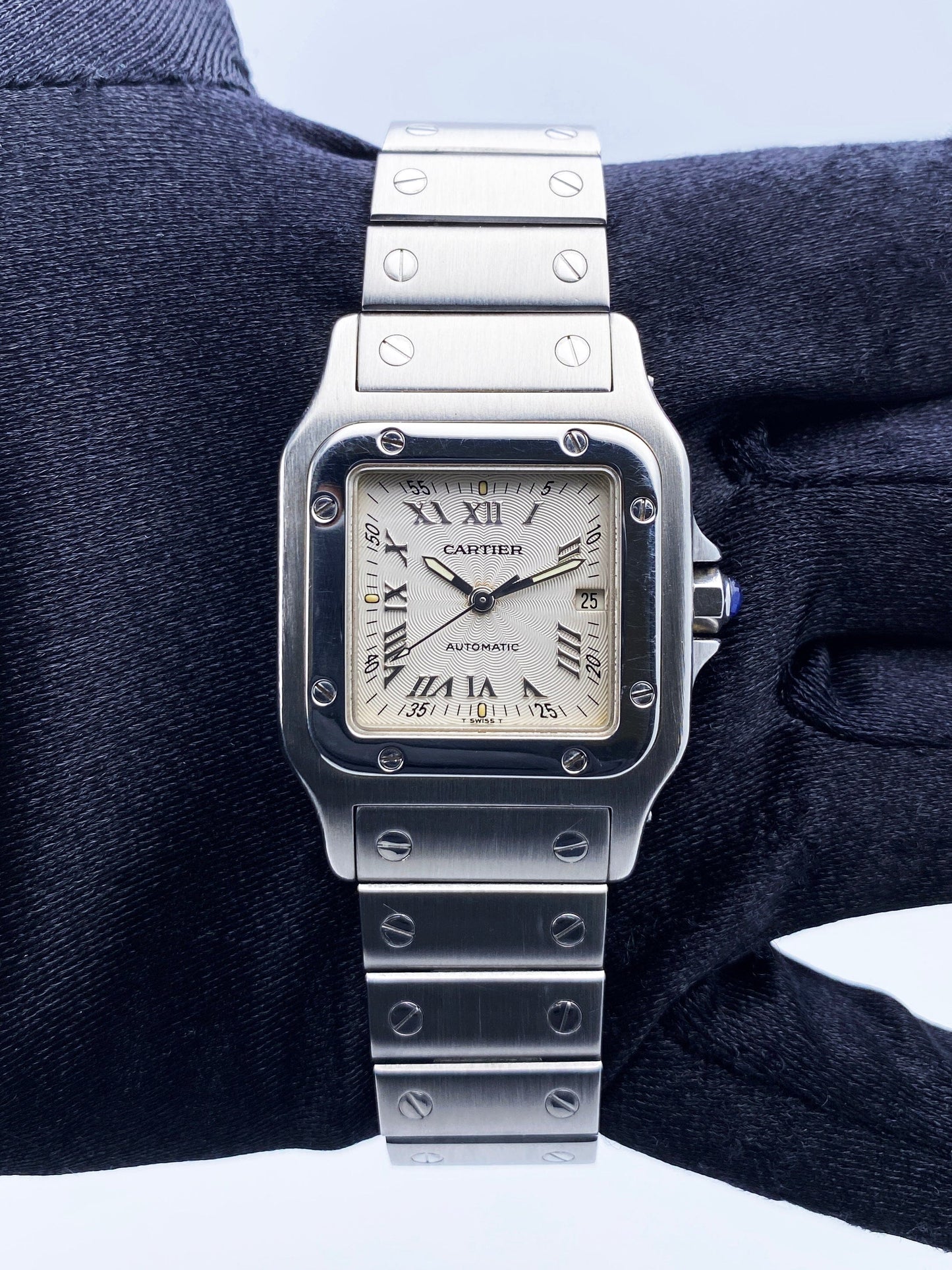Cartier Santos Galbee W20040D6 Stainless Steel Ladies Watch