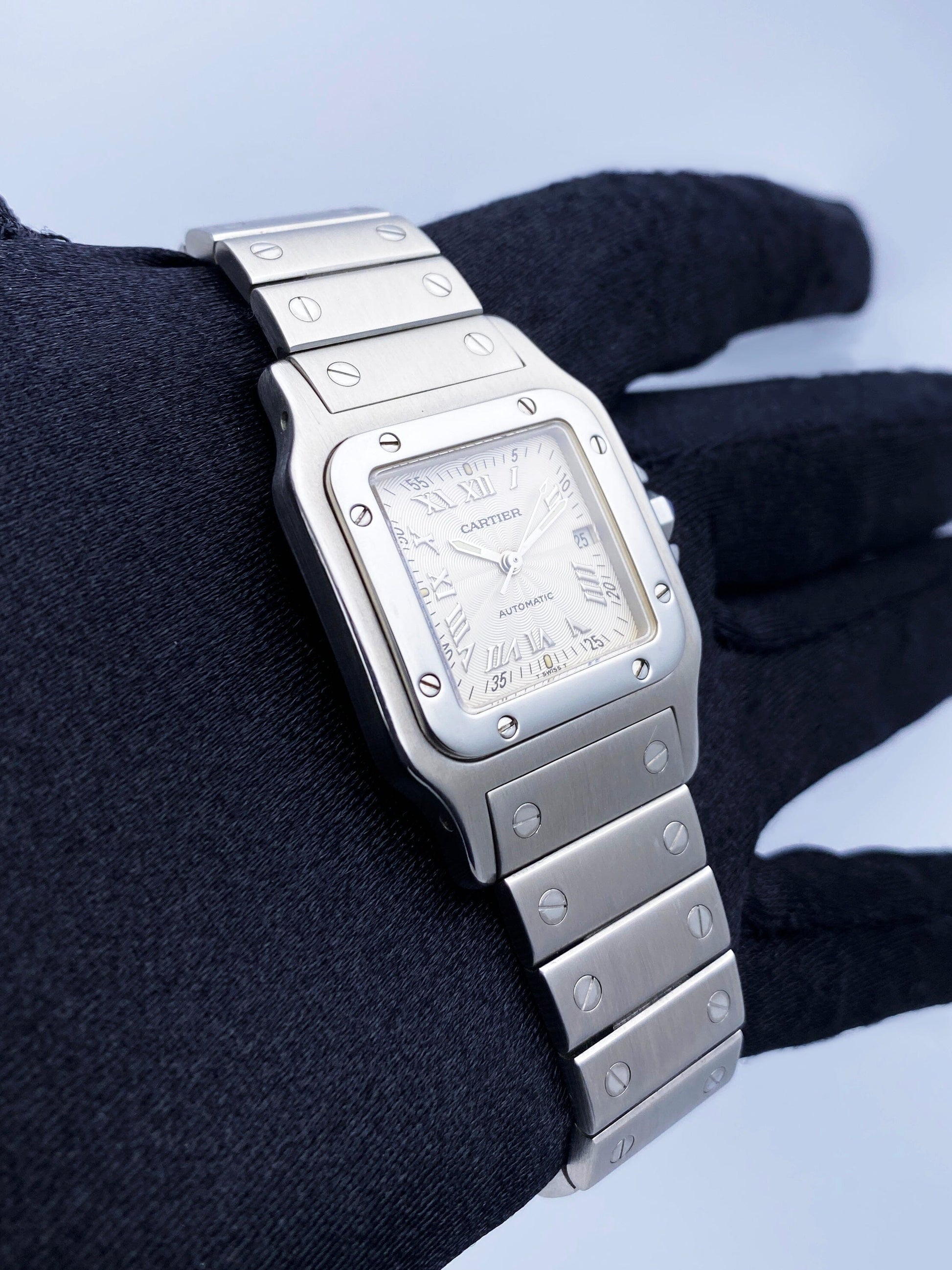 Cartier Santos Galbee W20040D6 Stainless Steel Ladies Watch