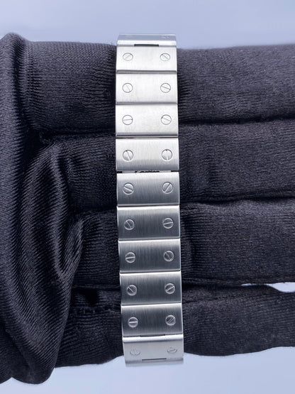 Cartier Santos Galbee W20054D6 Silver Dial Steel Ladies Watch - Watches