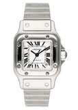 Cartier Santos Galbee W20054D6 Silver Dial Steel Ladies Watch - Watches