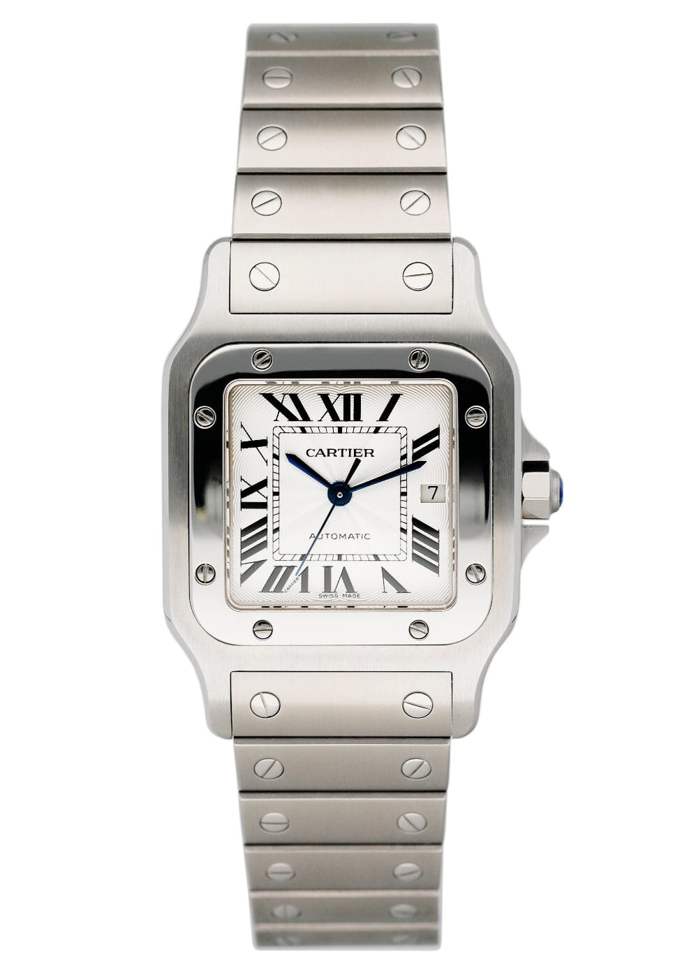 Cartier Santos Galbee W20055D6 Stainless Steel Ladies Watch - Watches