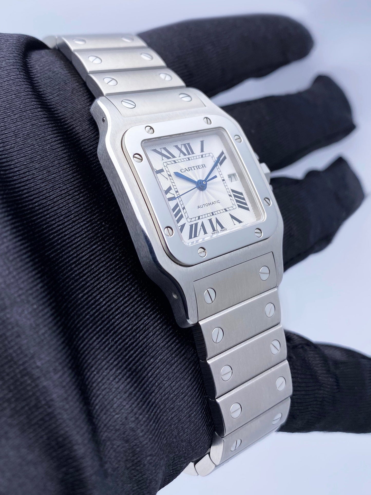 Cartier Santos Galbee W20055D6 Stainless Steel Ladies Watch - Watches