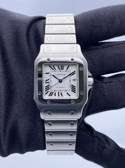 Cartier Santos Galbee W20055D6 Stainless Steel Ladies Watch - Watches