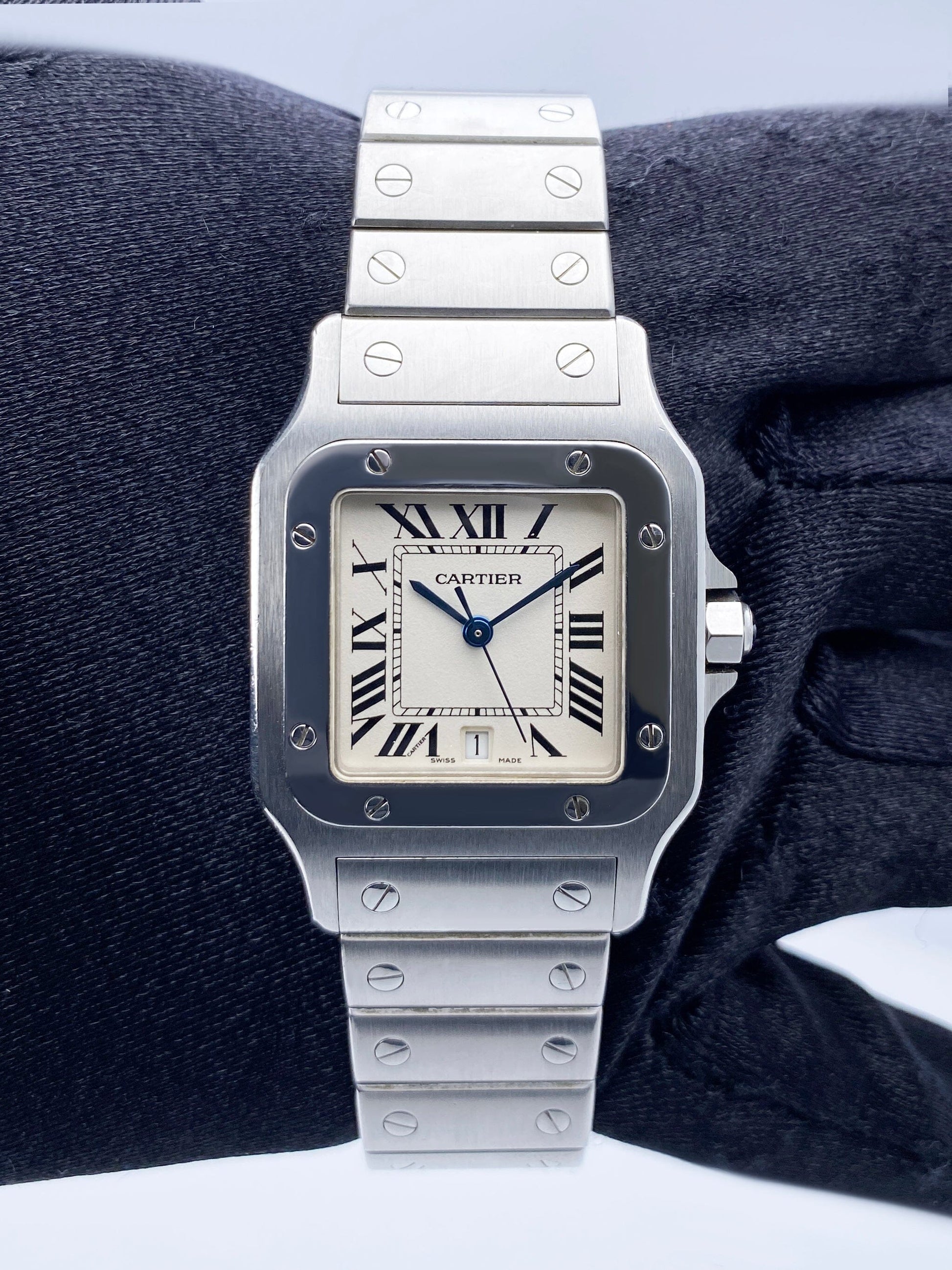 Cartier Santos Galbee W20060D6 Stainless Steel Watch - Wristwatch