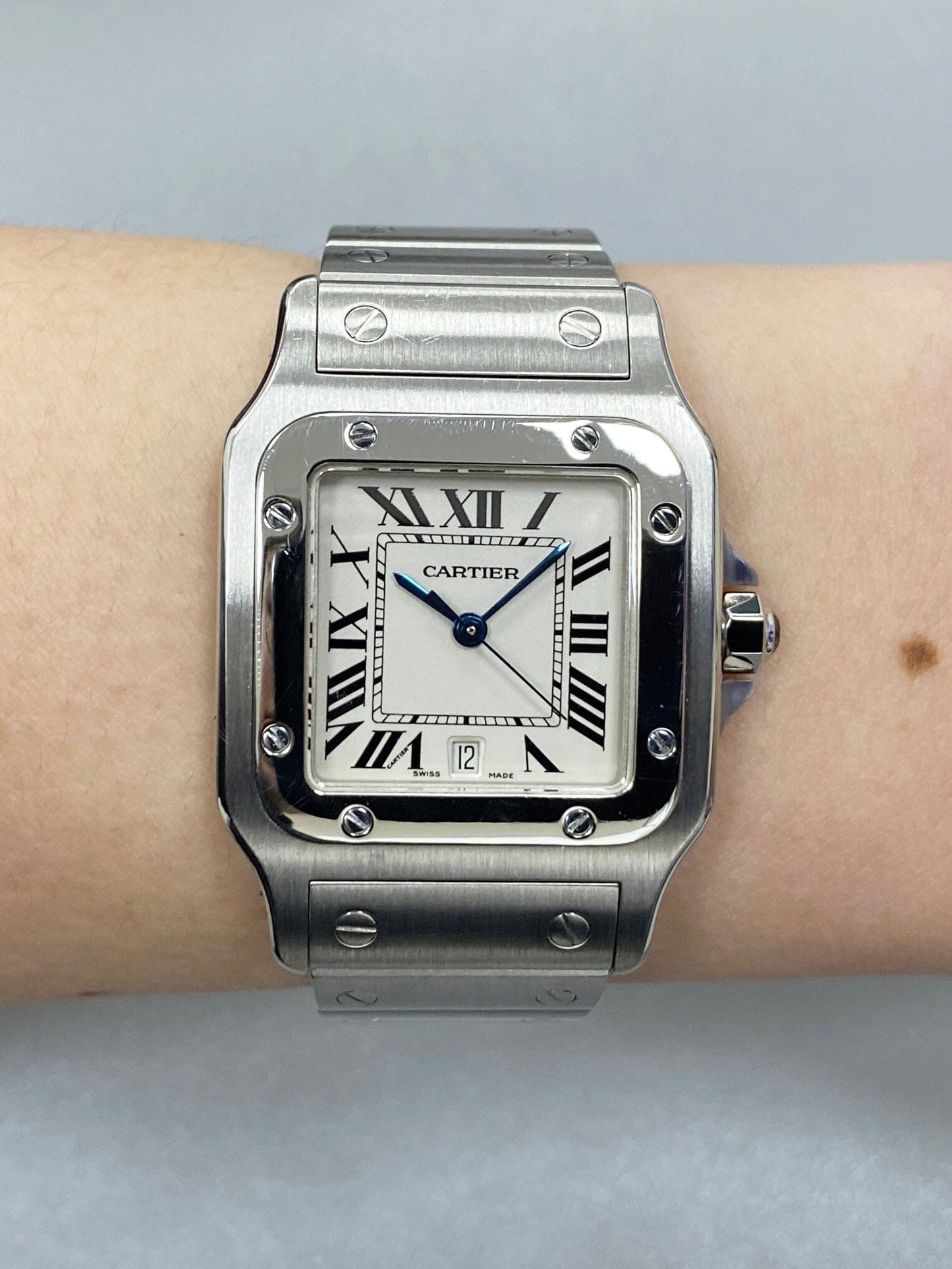 Cartier Santos Galbee W20060D6 Stainless Steel Watch - Watches