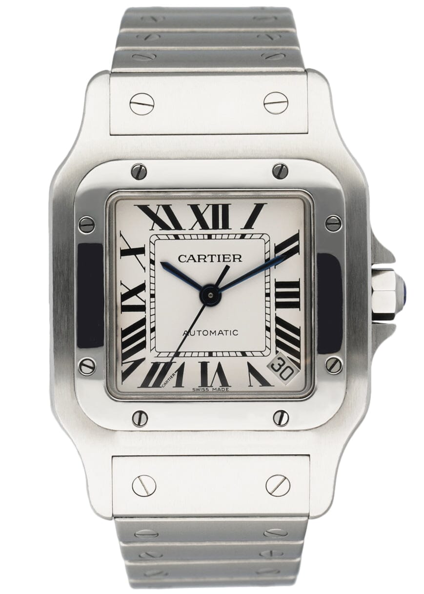 Cartier Santos Galbee W20098D6 Stainless Steel Mens Watch - Watches