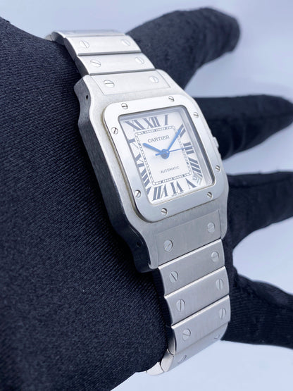 Cartier Santos Galbee W20098D6 Stainless Steel Mens Watch - Wristwatch