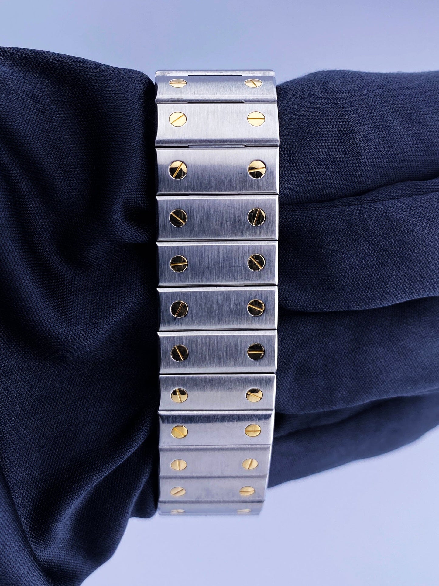Cartier Santos Galbee W20099C4 18K Yellow Gold & Steel Mens Watch - Virtual