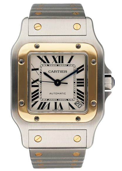 Cartier Santos Galbee W20099C4 Two-Tone Mens Watch - Virtual