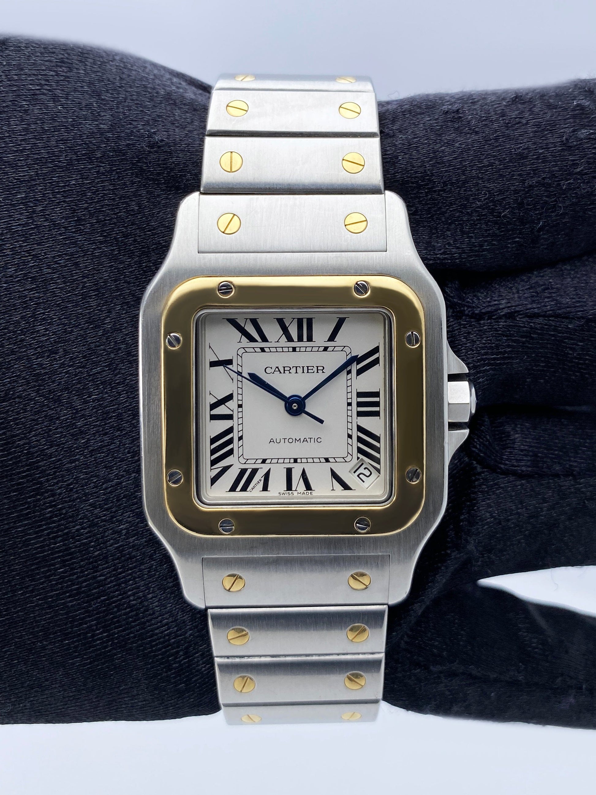 Cartier Santos Galbee W20099C4 Two-Tone Mens Watch - Virtual