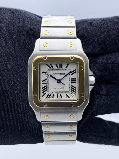 Cartier Santos Galbee W20099C4 Two-Tone Mens Watch - Virtual