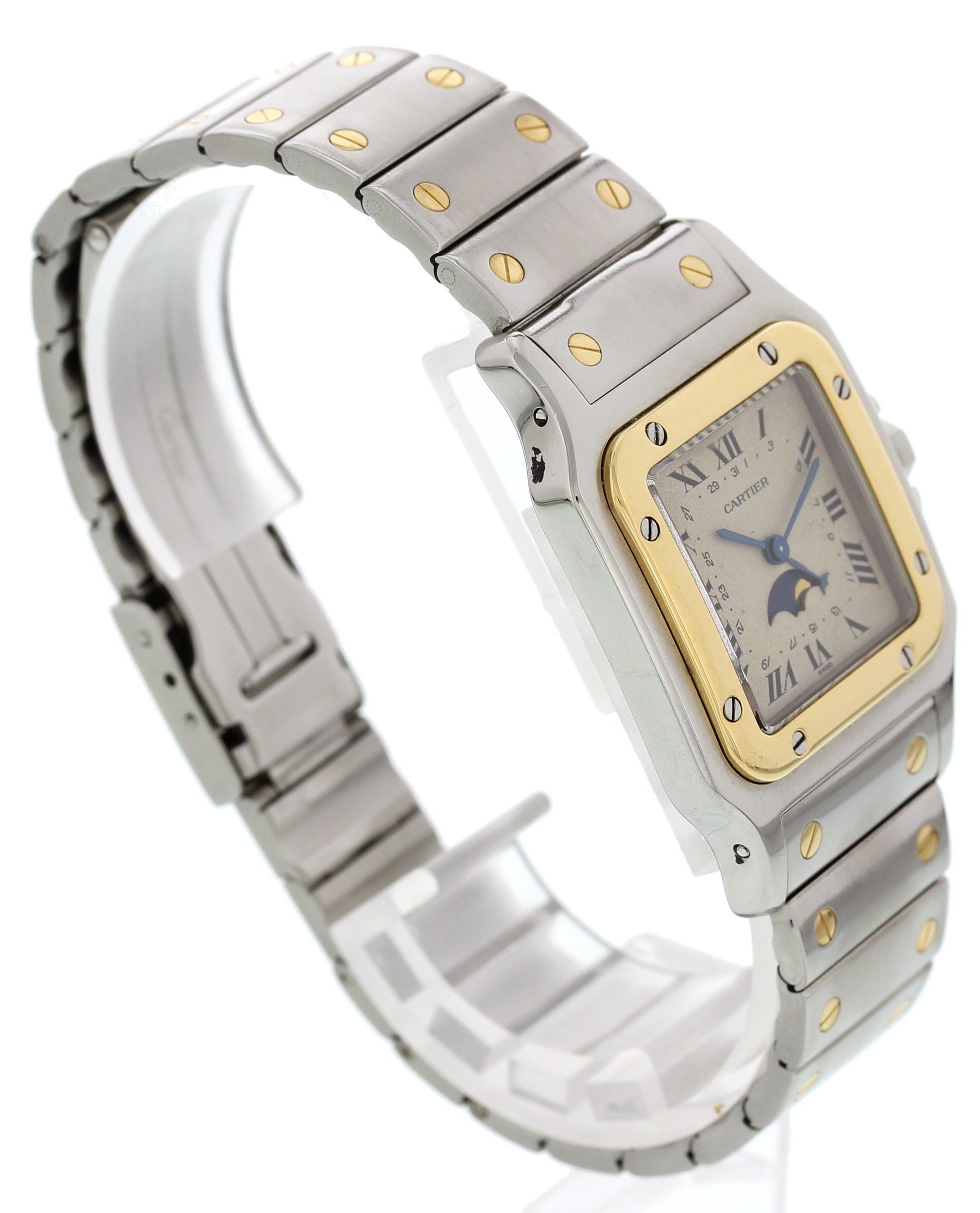 Cartier Santos Moonphase 18K YG SS 119901 – Phigora