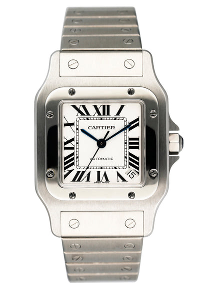 Cartier Santos Galbee W20098D6 Stainless Steel Mens Watch - Wristwatch