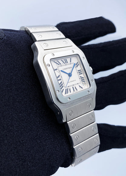 Cartier Santos Galbee W20098D6 Stainless Steel Mens Watch - Wristwatch
