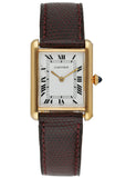 Cartier Tank 78086 Paris 18K Yellow Gold Ladies Watch - Wristwatch