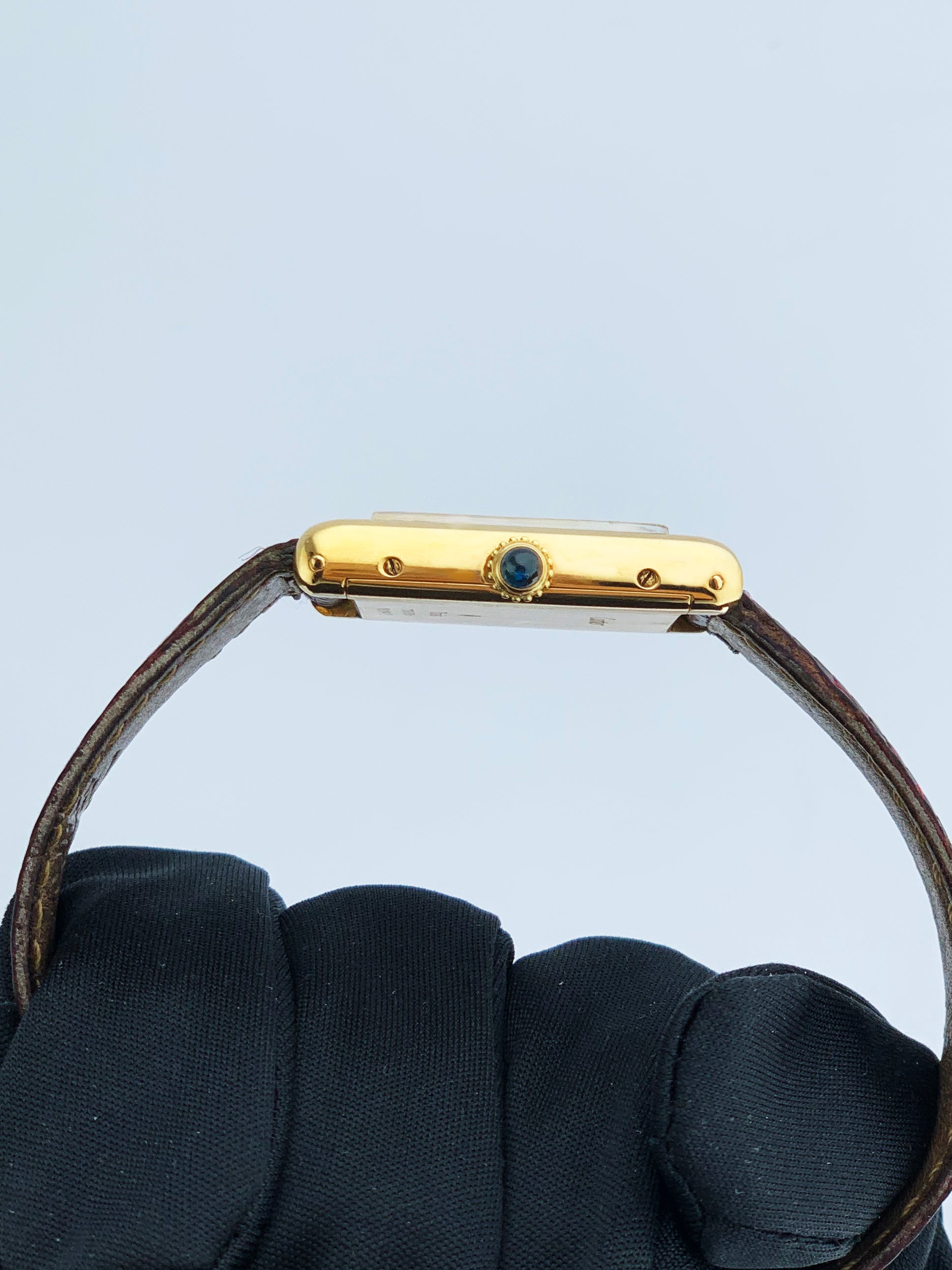 Cartier Tank 78086 Paris 18K Yellow Gold Ladies Watch - Wristwatch