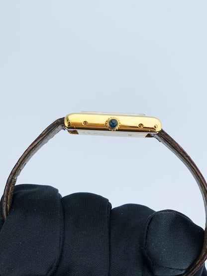 Cartier Tank 78086 Paris 18K Yellow Gold Ladies Watch - Wristwatch
