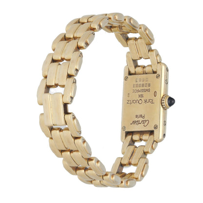 Cartier Tank 828003 18K Yellow Gold Ladies Watch - Virtual