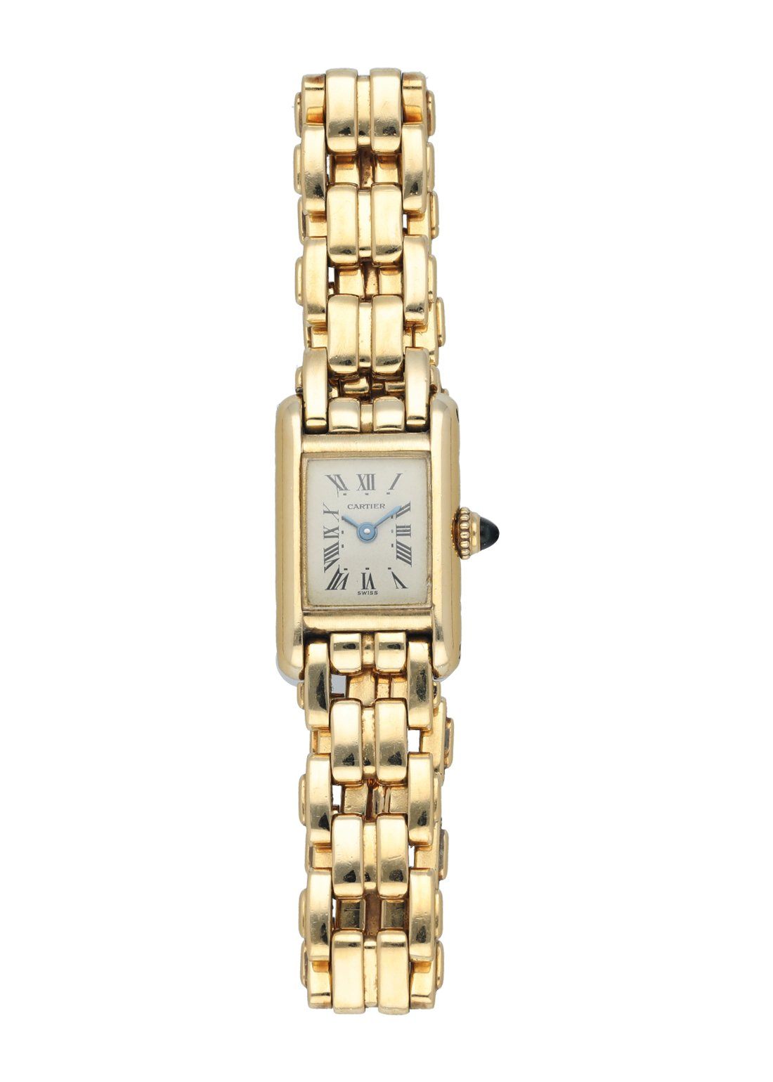 送料無料◆2025新品  Tank Cartier 828003 Watch Ladies Gold Yellow 18K アクセサリー