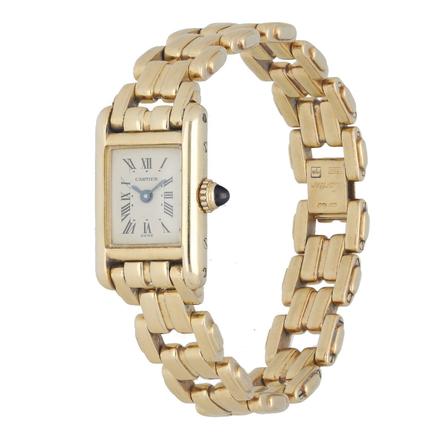 Cartier Tank 828003 18K Yellow Gold Ladies Watch - Virtual