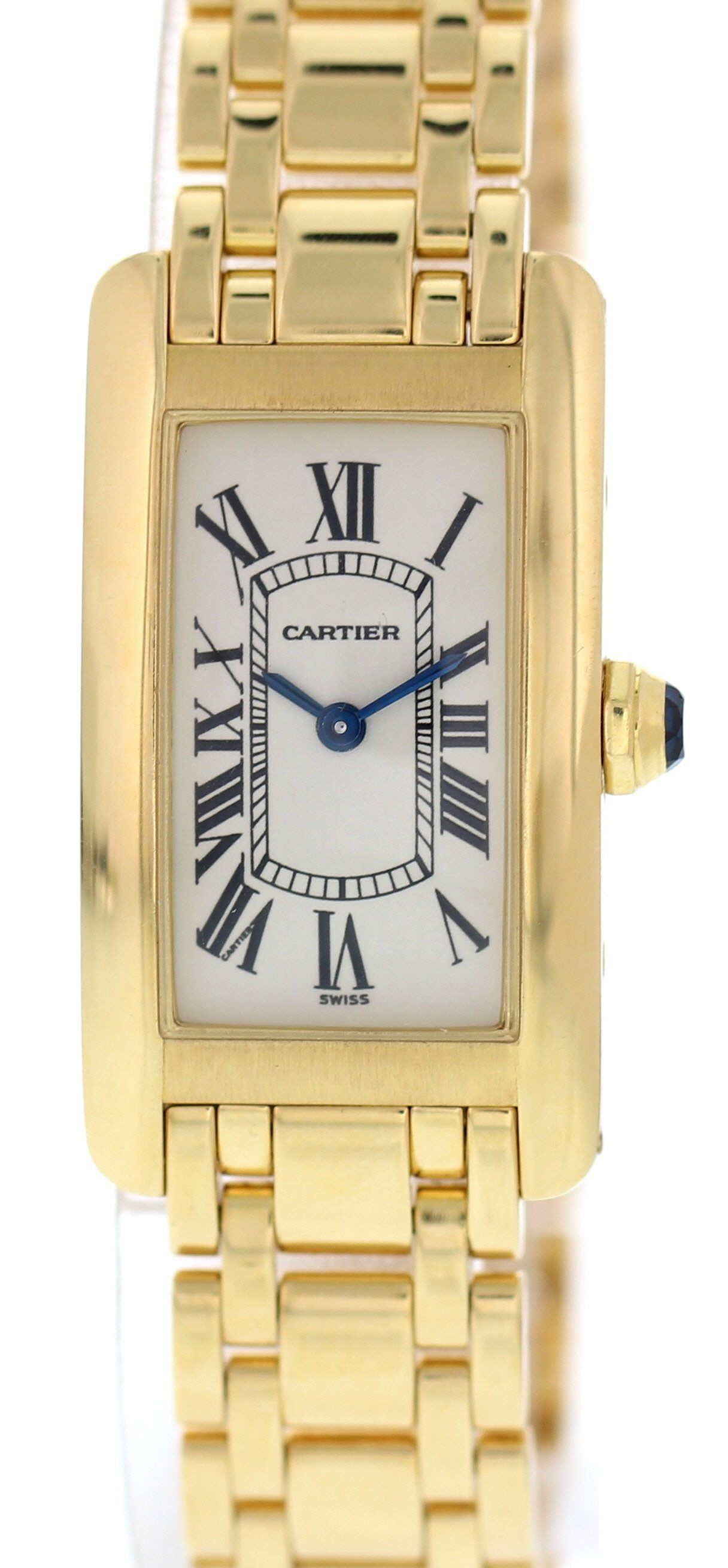 Cartier Tank Americaine 1710 18K Yellow Gold | Phigora