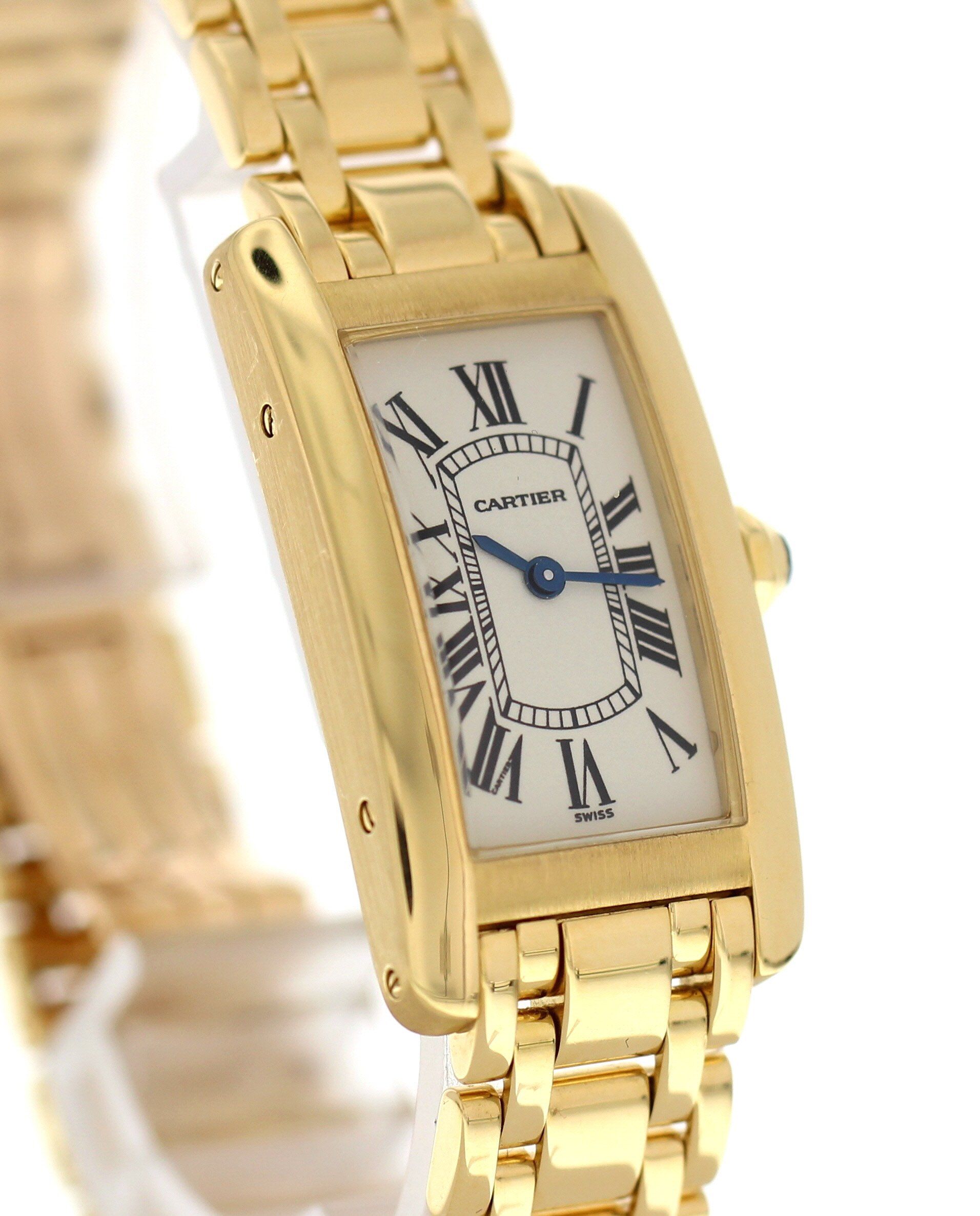 Cartier Tank Americaine 1710 18K Yellow Gold