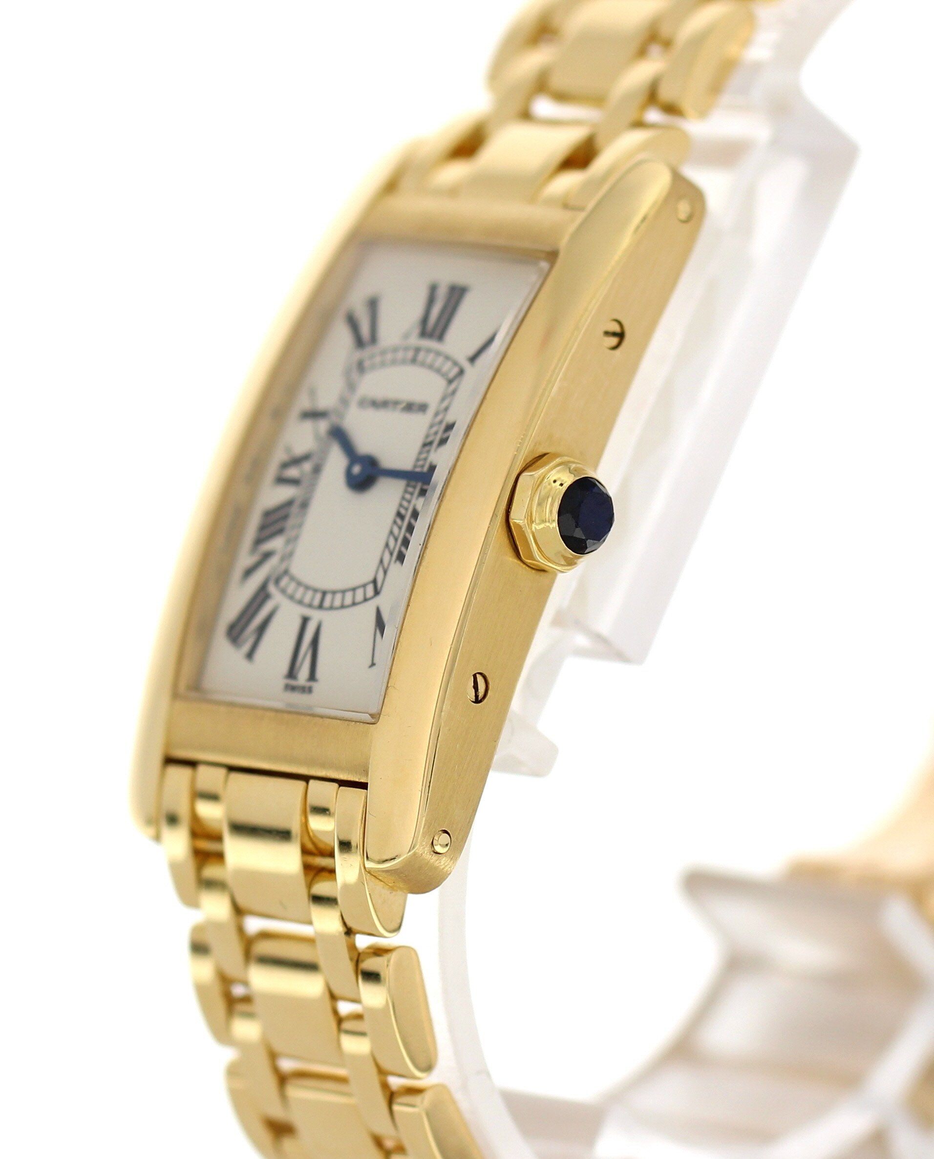 Cartier Tank Americaine 1710 18K Yellow Gold