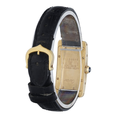 Cartier Tank Americaine 1710 18K Yellow Gold Ladies Watch - Virtual
