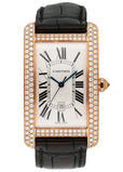 Cartier Tank Americaine Large WB704851 Diamond Watch Box Papers - Wristwatch