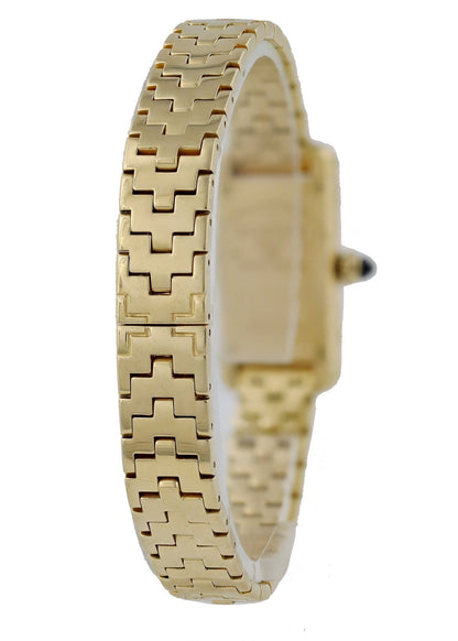 Cartier Tank Americaine Mini 1380 18K Yellow Gold Laides Watch - Wristwatch