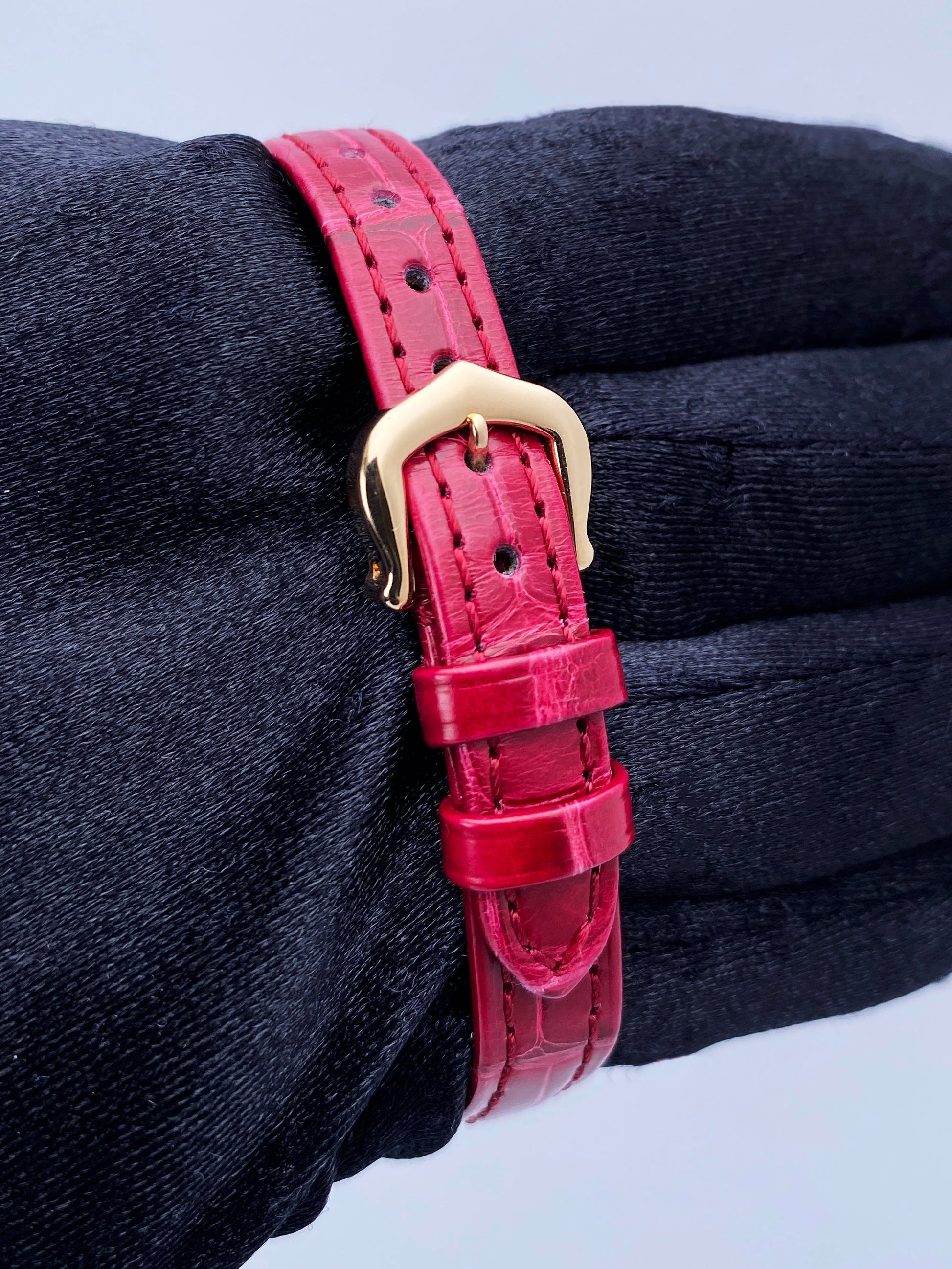 Cartier Tank Americaine Mini 3673 18K Rose Gold Ladies Watch Box Papers