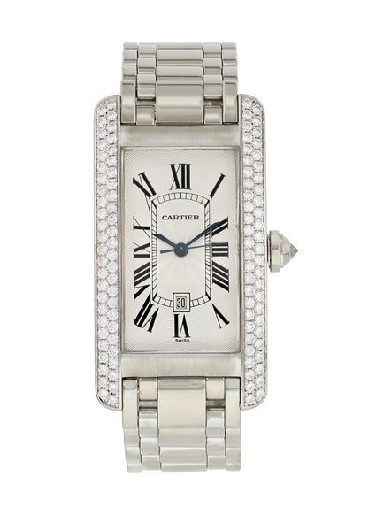 Cartier Tank Americaine W2603656 / 1726 Large Size Watch - Wristwatch